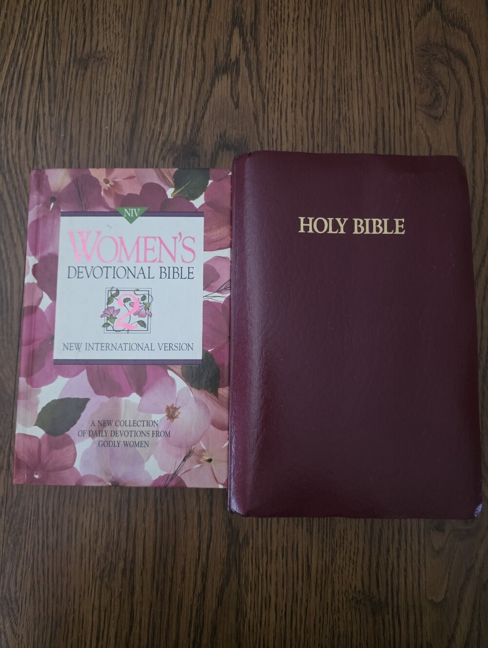 Women's Devotional Bible & NKJV Holy Bible - 2 Book Bundle